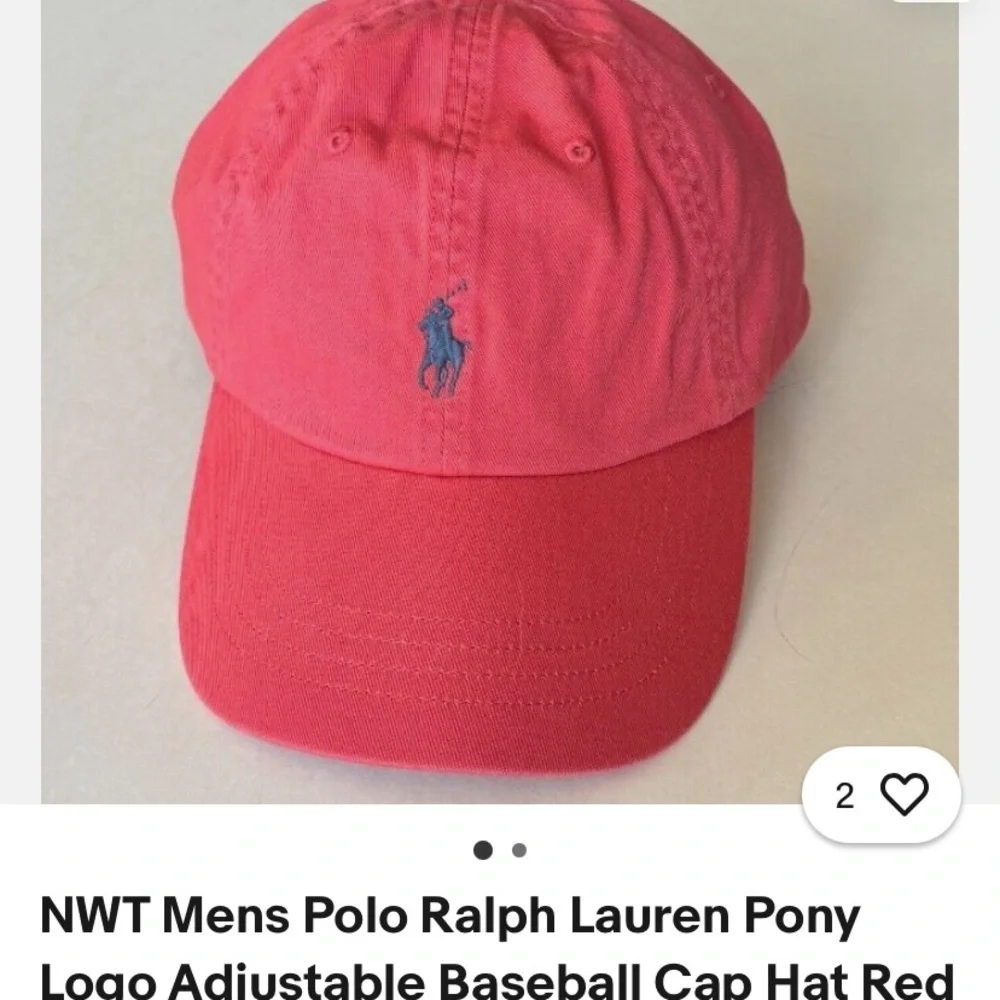 Ralph Lauren Kids Red Baseball Cap not new kids size